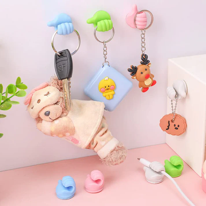 6 Pcs Multiuse Thumb Clip Hooks