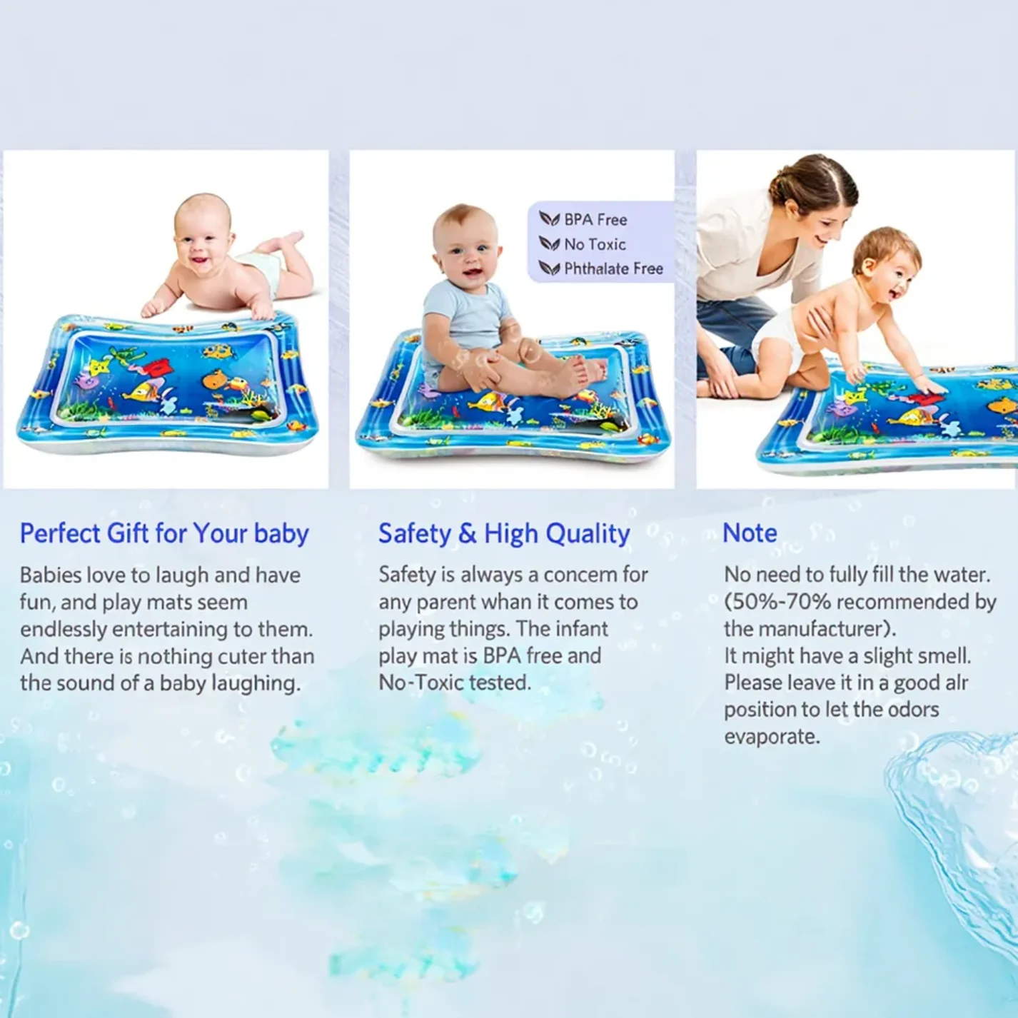 Baby Tummy Time Water Play Mat