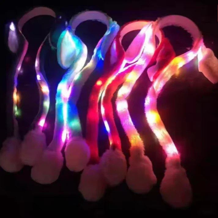 Cartoon Glowing Rabbit Hat