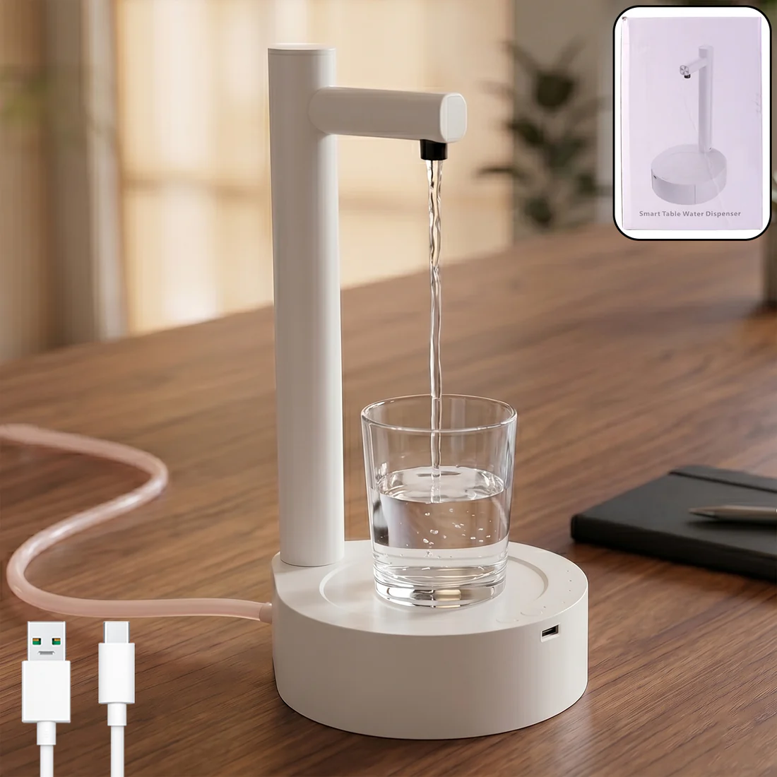 Smart Table Water Dispenser – Automatic Water Pouring System