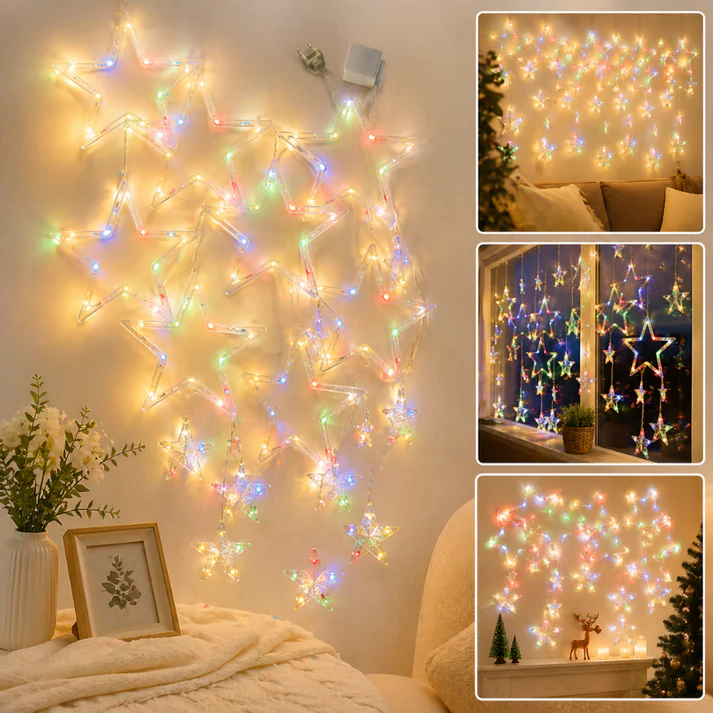 Star Multicolor LED String Lights