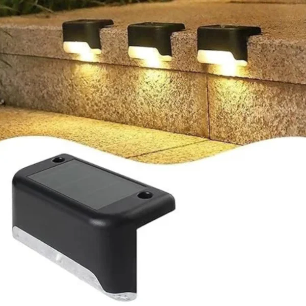 4 Pcs LED Solar Deck Lights