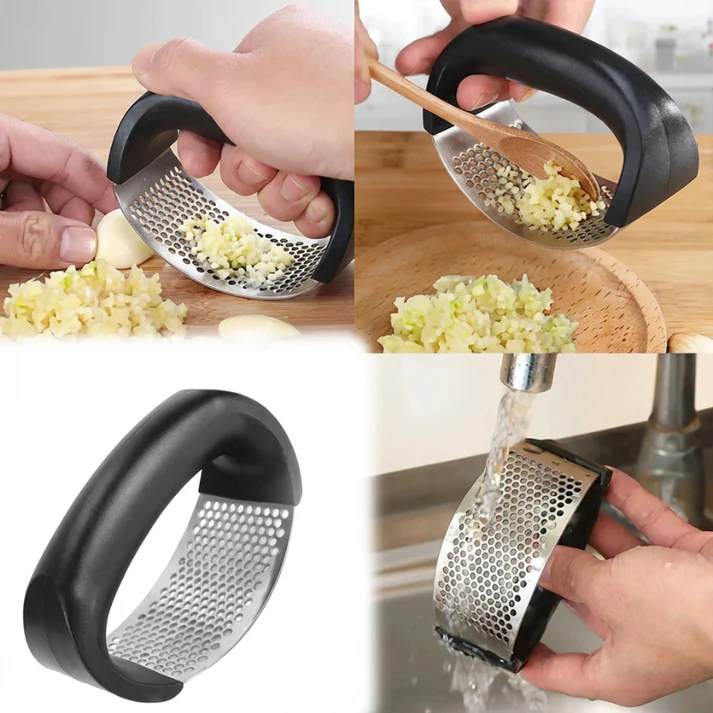 Stainless Steel Garlic Press