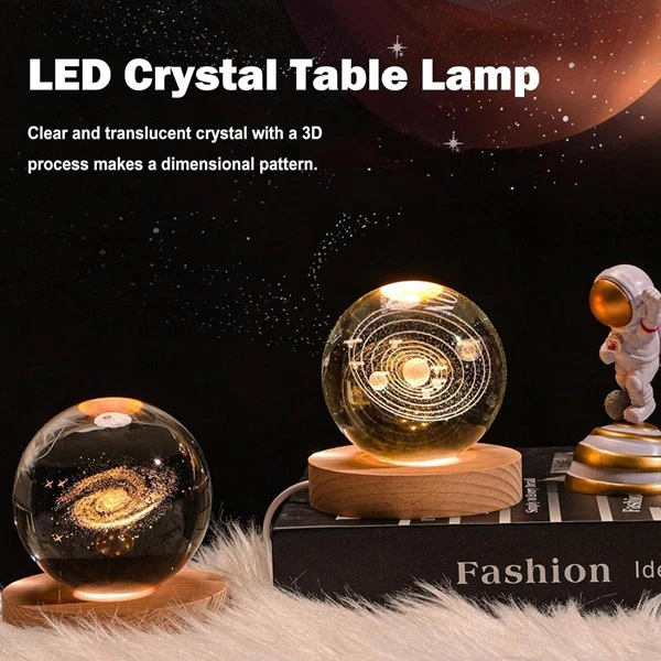 Crystal Ball Astronomy Night Lamp