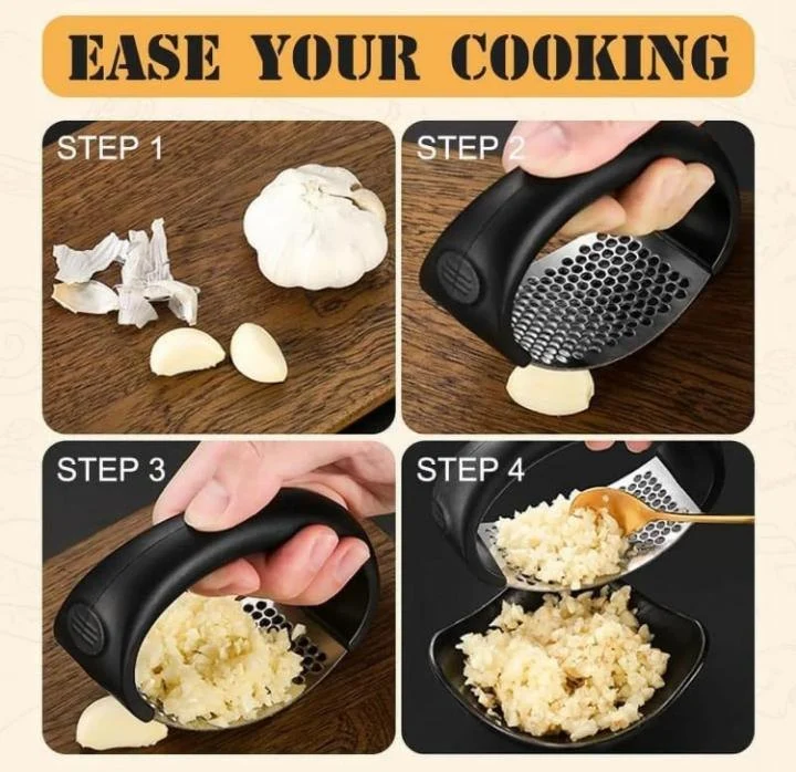 Stainless Steel Garlic Press