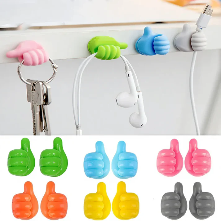 6 Pcs Multiuse Thumb Clip Hooks