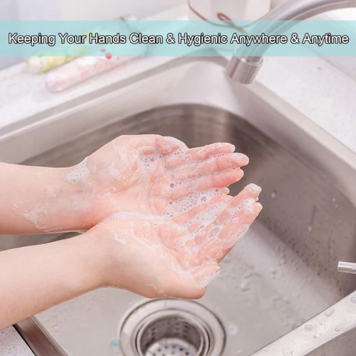 2 Pcs Portable Disposable Paper Soap